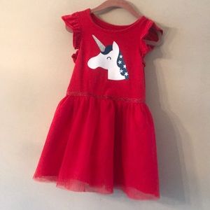 Cat & Jack Red Dress Size 4T